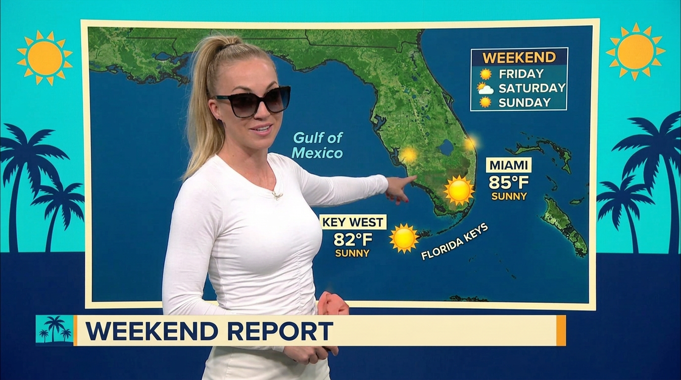 Captain Kerri presenting the Weekend Report from the driver's seat